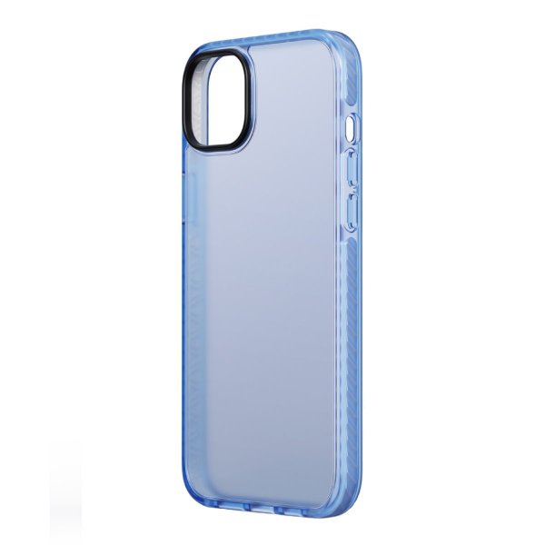 iPhone 14 Plus Iskunkestävä TPU-kuori Sininen