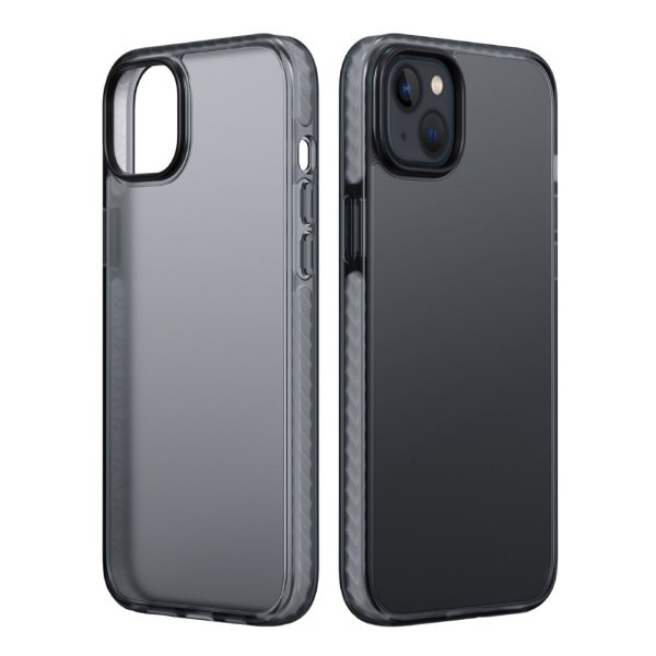 iPhone 14 Plus Iskunkestävä TPU-kuori Musta