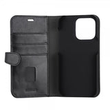 Buffalo iPhone 14 Pro -kotelo 2-in-1 Irrotettava lompakko musta