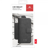 Black Rock iPhone 14 Pro Fodral 2-in-1 Wallet Case Irrotettava Kuori Musta