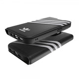 Adidas iPhone 14 Pro -kotelo 3 Stripes Booklet Case musta valkoinen