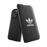 Adidas iPhone 14 Pro -kotelo, kansiotyyppinen kotelo, Basic, musta