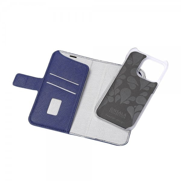 Onsala iPhone 14 Pro Fodral Fashion Edition Irrotettava kuori Navy Blue