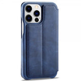 Lc.Imeeke iPhone 14 Pro Flip-suojakotelo, sininen