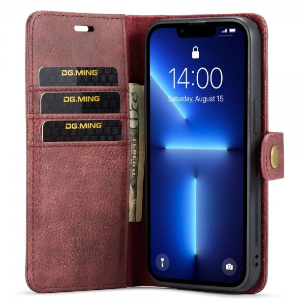 Dg.Ming iPhone 14 Pro Irrotettava kuori punainen