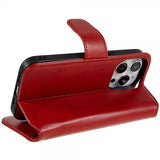 Nordic Covers iPhone 14 Pro -suojakuori MagLeather Poppy Red