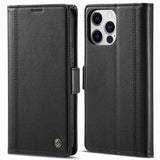 Lc.Imeeke iPhone 14 Pro -suojakuori korttipaikalla, musta