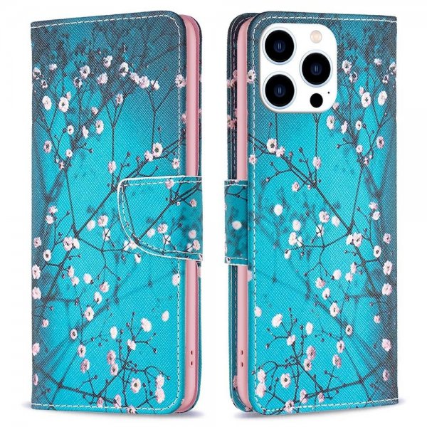 iPhone 14 Pro -kotelo Kukka-aihe - Luumunkukka