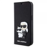 Karl Lagerfeld iPhone 14 Pro -kotelo NFT Saffiano Musta