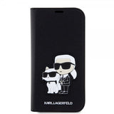 Karl Lagerfeld iPhone 14 Pro -kotelo NFT Saffiano Musta
