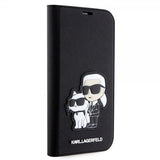 Karl Lagerfeld iPhone 14 Pro -kotelo NFT Saffiano Musta