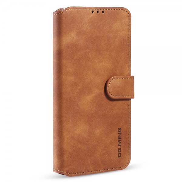 Dg.Ming iPhone 14 Pro Retro ruskea suojakotelo