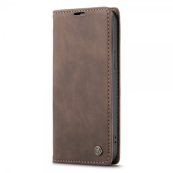CaseMe iPhone 14 Pro Retro Flip Kahvi