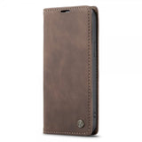 CaseMe iPhone 14 Pro Retro Flip Kahvi