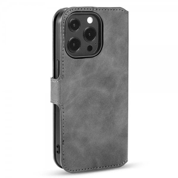 Dg.Ming iPhone 14 Pro -kotelo Retro Harmaa