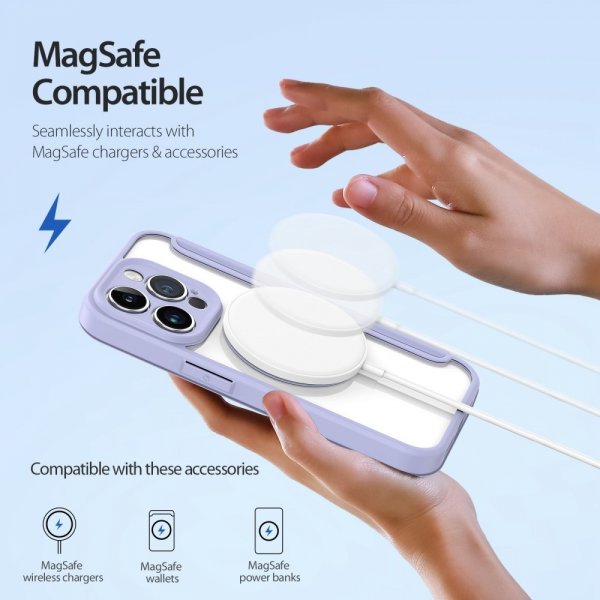 Dux Ducis iPhone 14 Pro kotelo Skin X Pro Series MagSafe Lila