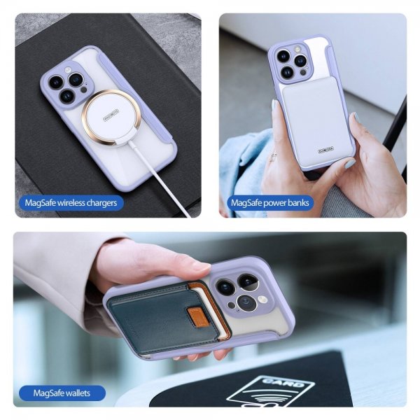 Dux Ducis iPhone 14 Pro kotelo Skin X Pro Series MagSafe Lila