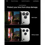 Spigen iPhone 14/15/16/17 Pro & Pro Max kameran suoja GLAS.tR EZ Fit Optik Pro 2-pakkaus Harmaa