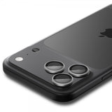 Spigen iPhone 14/15/16/17 Pro & Pro Max kameran suoja GLAS.tR EZ Fit Optik Pro 2-pakkaus Harmaa