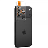 Spigen iPhone 14/15/16/17 Pro & Pro Max -kamerasuojus GLAS.tR EZ Fit Optik Pro 2-pakkaus Oranssi