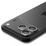 Spigen iPhone 14/15/16/17 Pro & Pro Max kameran suojalasi GLAS.tR EZ Fit Optik Pro 2-pakkaus hopea