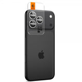 Spigen iPhone 14/15/16/17 Pro & Pro Max kameran suojalasi GLAS.tR EZ Fit Optik Pro 2-pakkaus hopea