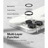 Ringke iPhone 14 Pro/iPhone 14 Pro Max Kamerasuojus Camera Lens Frame Musta