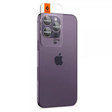 Spigen iPhone 14 Pro/iPhone 14 Pro Max -kameran suoja GLAS.tR EZ Fit Optik Pro Deep Purple 2 kpl