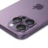 Spigen iPhone 14 Pro/iPhone 14 Pro Max -kameran suoja GLAS.tR EZ Fit Optik Pro Deep Purple 2 kpl