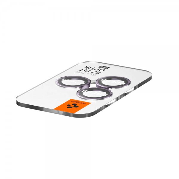 Spigen iPhone 14 Pro/iPhone 14 Pro Max -kameran suoja GLAS.tR EZ Fit Optik Pro Deep Purple 2 kpl