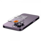 Spigen iPhone 14 Pro/iPhone 14 Pro Max -kameran suoja GLAS.tR EZ Fit Optik Pro Deep Purple 2 kpl