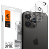 Spigen iPhone 14 Pro/14 Pro Max/15 Pro/15 Pro Max/16 Pro/16 Pro Max kamerans linssuojaus lasi.tR Optik 2-pack Crystal Clear