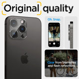 Spigen iPhone 14 Pro/14 Pro Max/15 Pro/15 Pro Max/16 Pro/16 Pro Max kamerans linssuojaus lasi.tR Optik 2-pack Crystal Clear