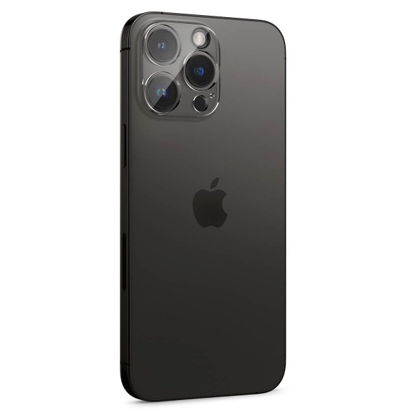 Spigen iPhone 14 Pro/14 Pro Max/15 Pro/15 Pro Max/16 Pro/16 Pro Max kamerans linssuojaus lasi.tR Optik 2-pack Crystal Clear
