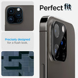 Spigen iPhone 14/15/16 Pro & Pro Max -kameran suojalasi Glas.tR Optik, 2 kpl, musta