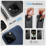 Spigen iPhone 14/15/16 Pro & Pro Max -kameran suojalasi Glas.tR Optik, 2 kpl, musta