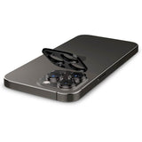 Spigen iPhone 14/15/16 Pro & Pro Max -kameran suojalasi Glas.tR Optik, 2 kpl, musta