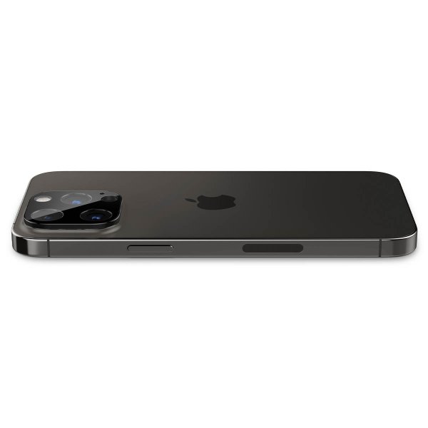 Spigen iPhone 14/15/16 Pro & Pro Max -kameran suojalasi Glas.tR Optik, 2 kpl, musta