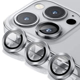 iPhone 14 Pro kameralinssi kehyksellä - hopea