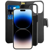 Puro iPhone 14 Pro Max Suojakuori Irrotettava MagSafe-lompakkokotelo Musta