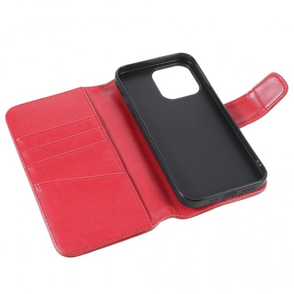Nordic Covers iPhone 14 Pro Max Suojakuori Essential Leather Poppy Red