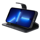 Nordic Covers iPhone 14 Pro Max - Essential Leather -suojakotelo - Raven Black
