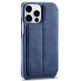 Lc.Imeeke iPhone 14 Pro Max Flip-suojakotelo Sininen