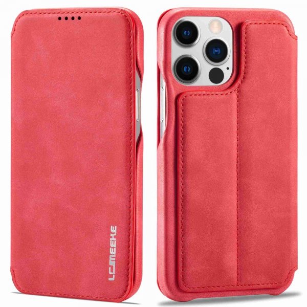 Lc.Imeeke iPhone 14 Pro Max Suojakotelo Kansi Punainen