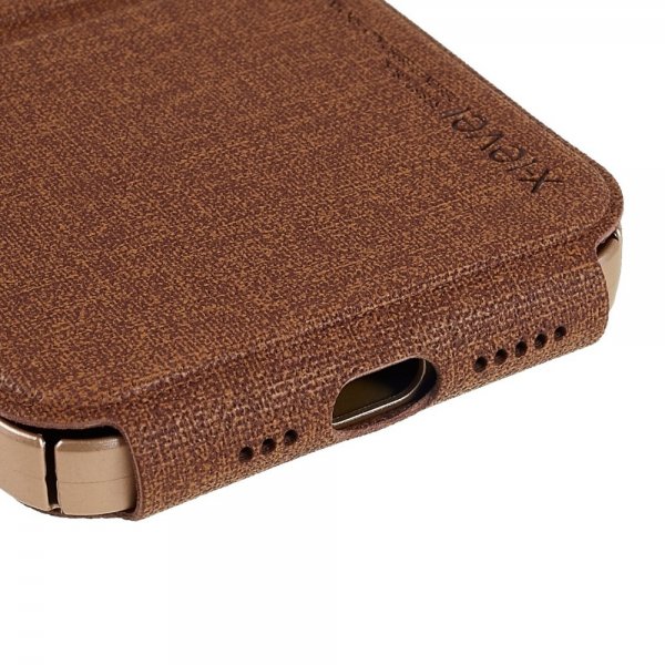 X-Level iPhone 14 Pro Max Journey Series -suojakotelo, ruskea