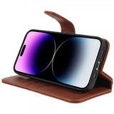 Nordic Covers iPhone 14 Pro Max -suojakotelo, MagLeather, Maple Brown