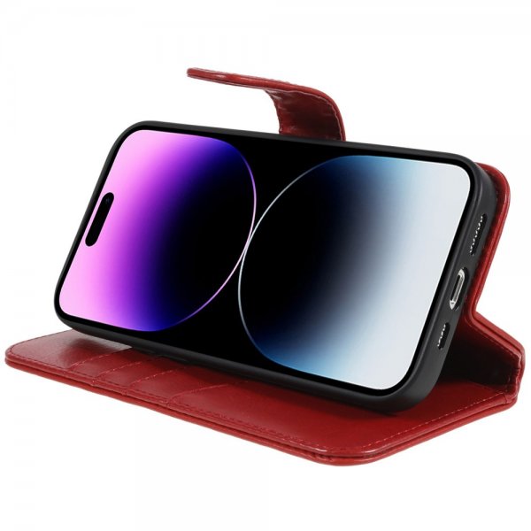Nordic Covers iPhone 14 Pro Max -suojakotelo MagLeather Poppy Red