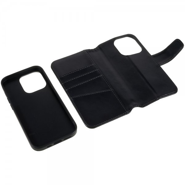 Nordic Covers iPhone 14 Pro Max -suojakotelo MagLeather Raven Black