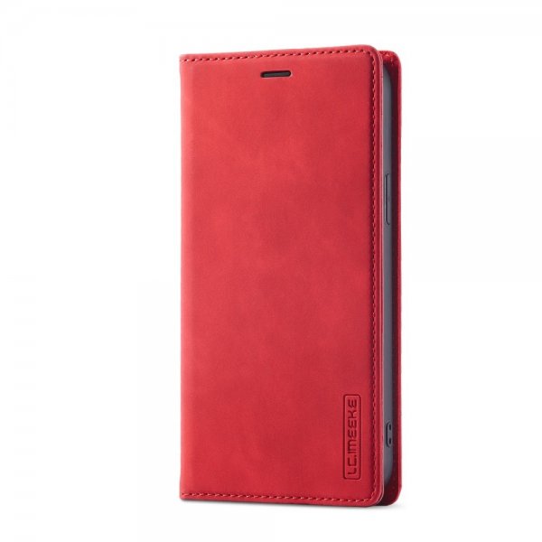 Lc.Imeeke iPhone 14 Pro Max -suojakuori korttipaikalla, punainen