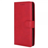 iPhone 14 Pro Max -kotelo irrotettavalla kuorella, KT Leather Series-3, punainen